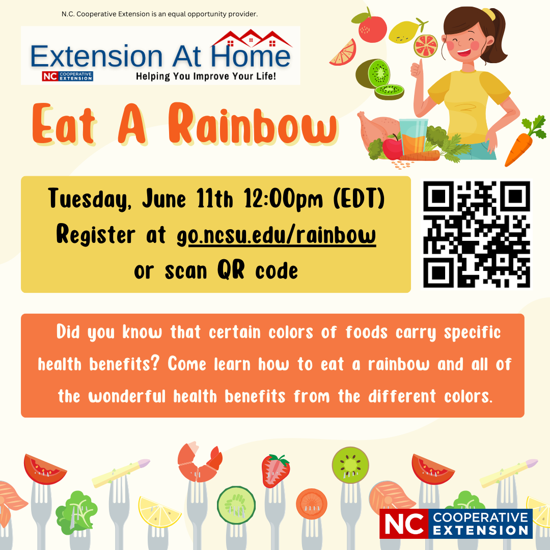 Eat A Rainbow June 11 Virtual Workshop