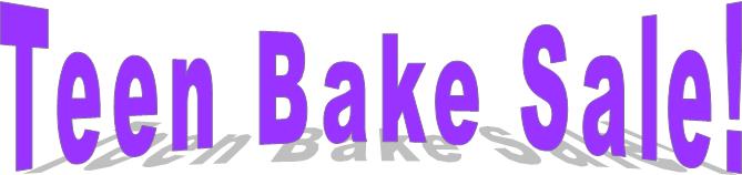 Teen Bake Sale